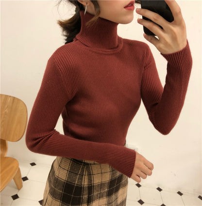 Autumn Winter Korean Slim Pullover