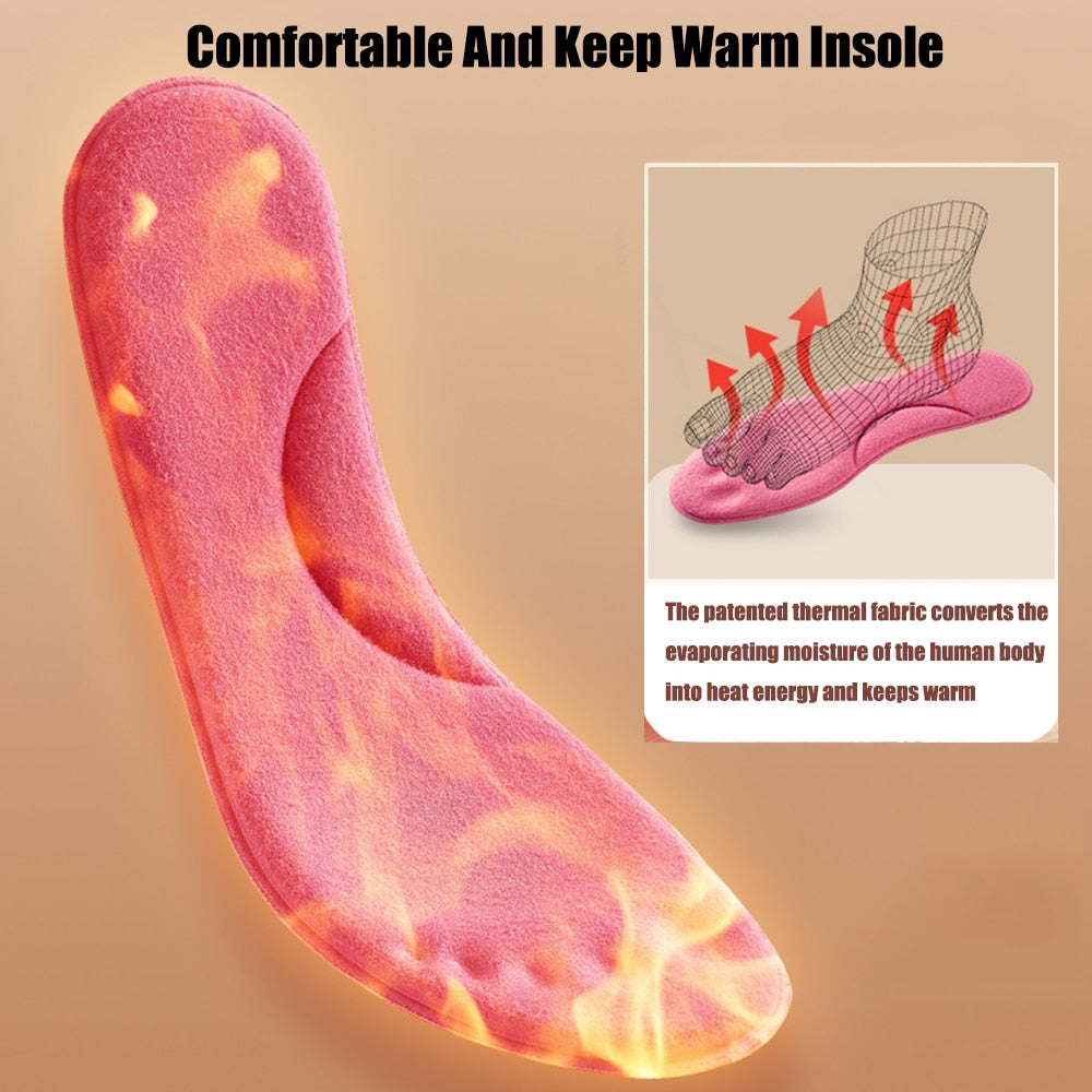 Women Winter Sports Shoes Self-heating Shoe Pads LuLusport1