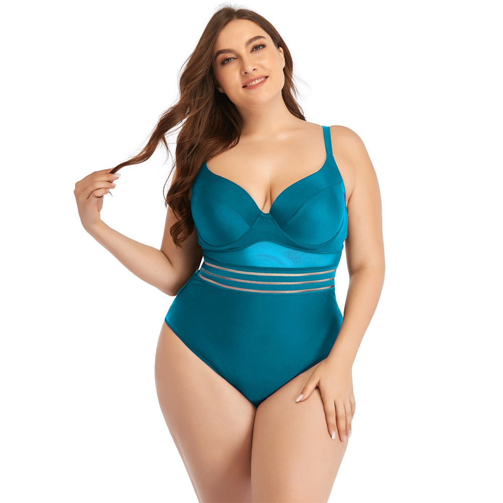 2023 Plus Size Swimwear Collection: Stylish One-Piece Swimsuits for Women up to 3XL - Sexy XXL Bathing Suits & Bikini Sets LuLusport1