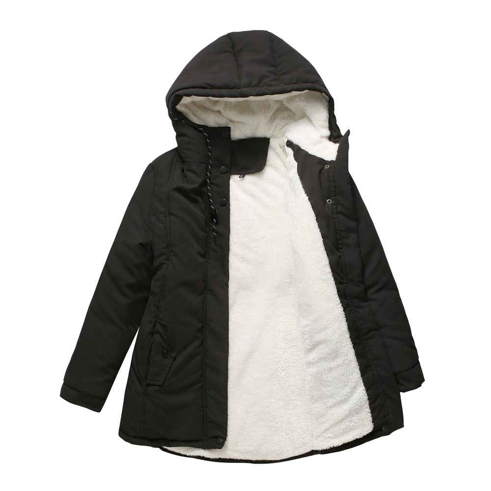 Winter Coat Warm Slim Outerwear LuLusport1