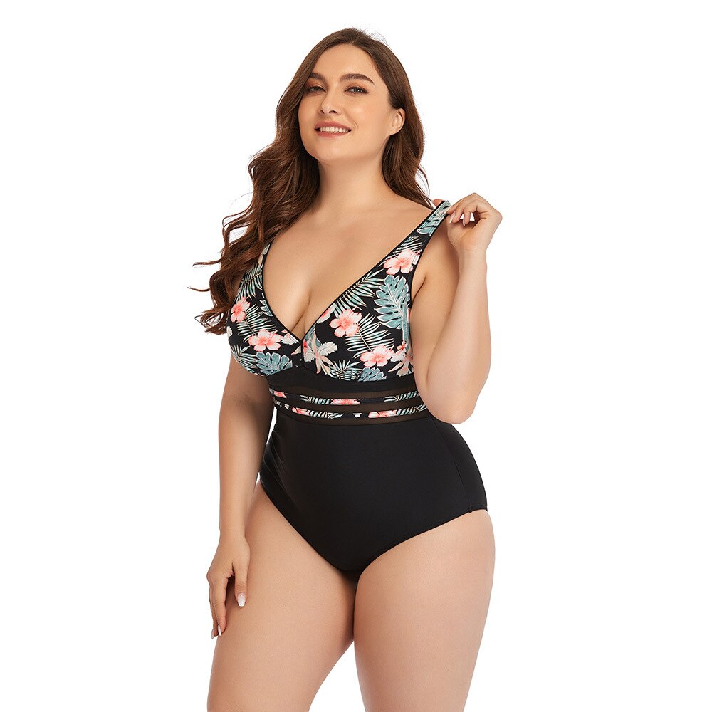 Buy Bycc Bynn Women's One Piece Swimsuit Plus Size Trendy Front