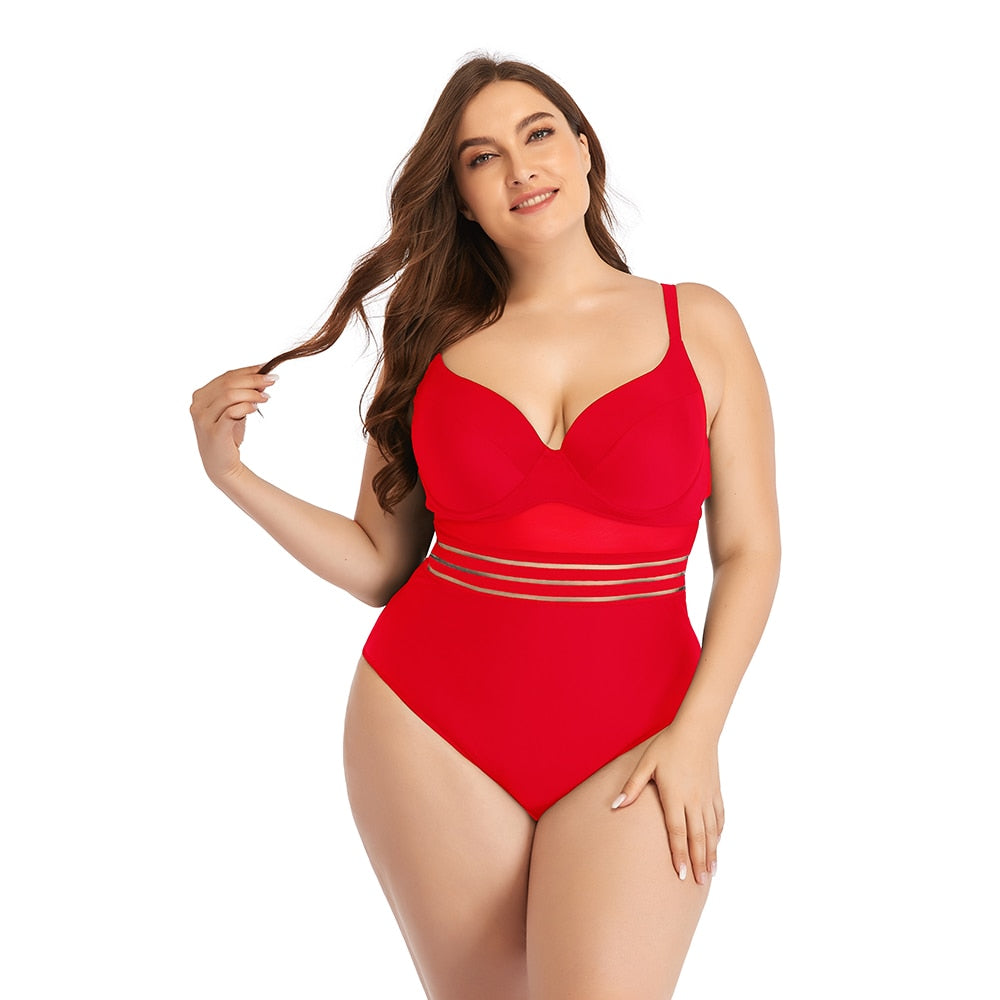 2023 Plus Size Swimwear Collection: Stylish One-Piece Swimsuits for Women up to 3XL - Sexy XXL Bathing Suits & Bikini Sets LuLusport1