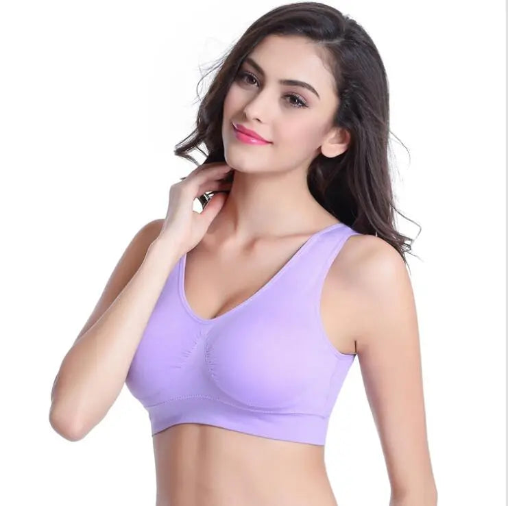 Women Yoga Padded Crop Breathable Fitness Yoga Bras lulusport1